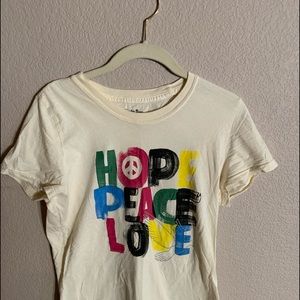 Hope peace love tee
